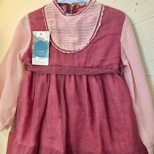 Pretty pink 1950s vintage dress